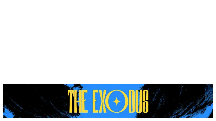 The Exodus: lower third