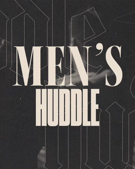 Men’s Huddle: social post