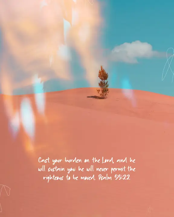 Cast Your Burden: social post