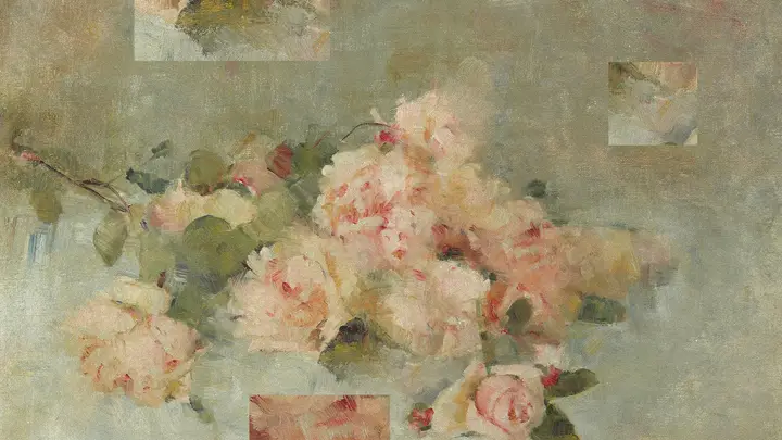 Flourishing Grace: blank background