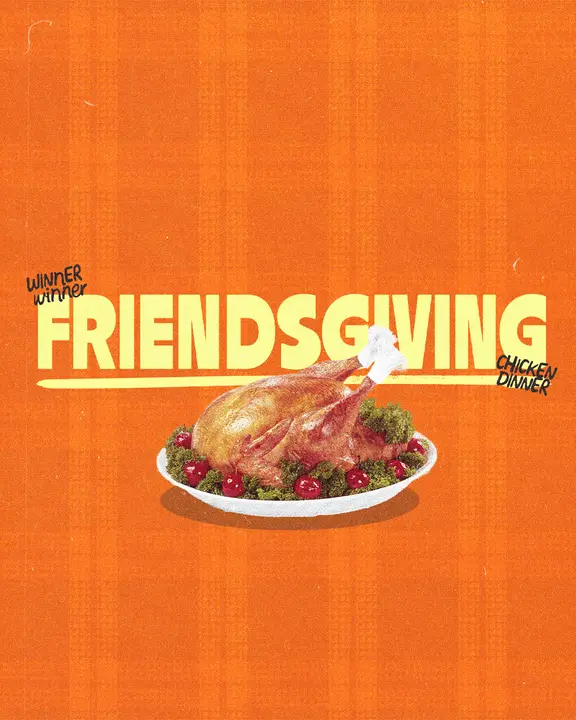 Friendsgiving: social post