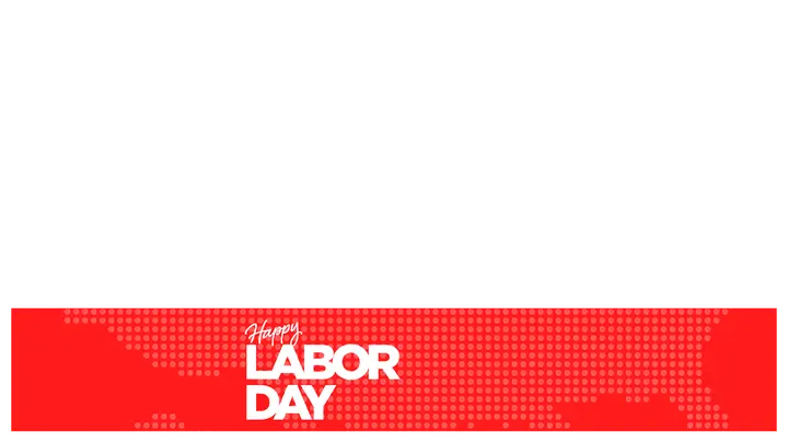 Happy Labor Day: lower third