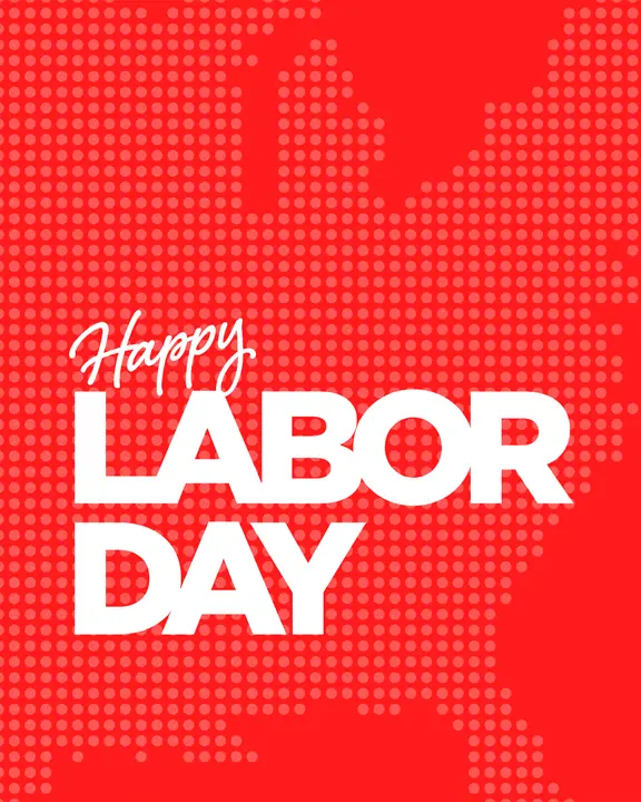 Happy Labor Day: social post