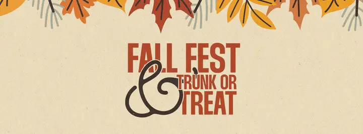 Fall Fest and Trunk or Treat: facebook cover