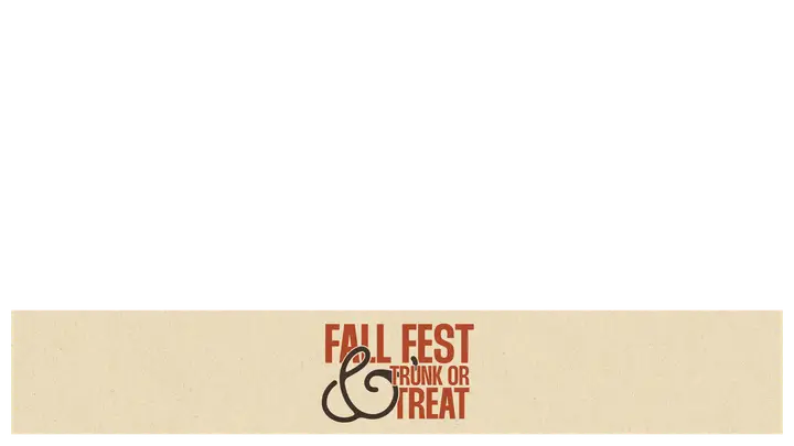 Fall Fest and Trunk or Treat: lower third