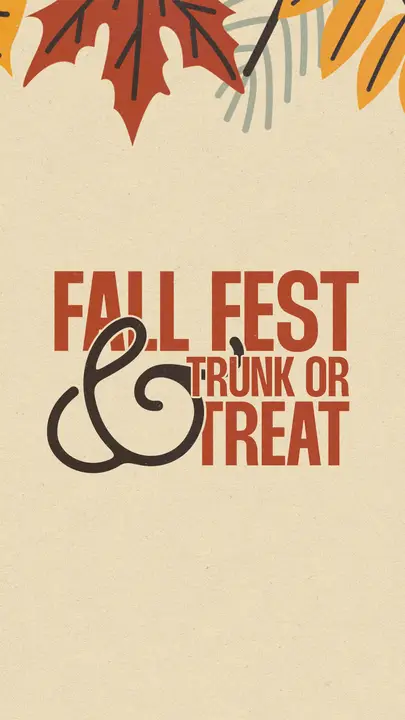 Fall Fest and Trunk or Treat: story