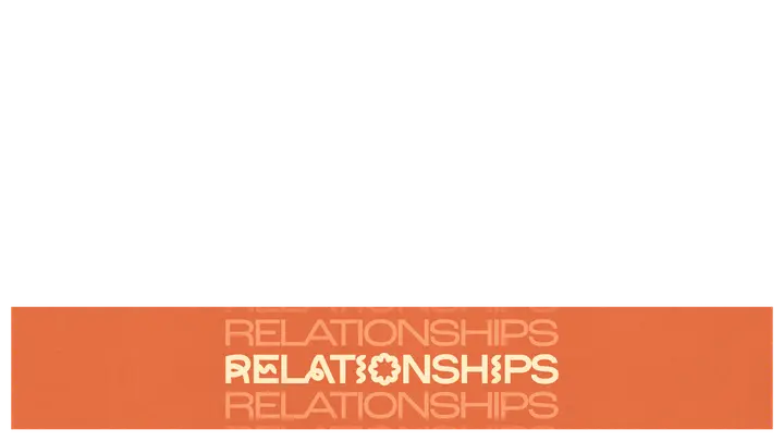 Relationships: lower third