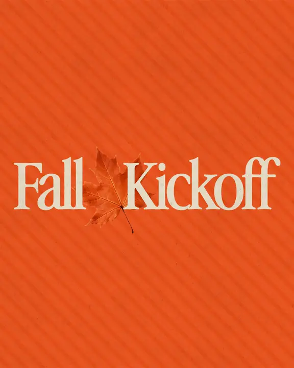 Fall Kickoff: social post