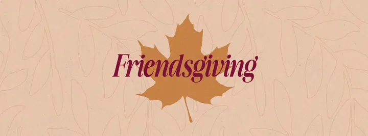 Friendsgiving: facebook cover