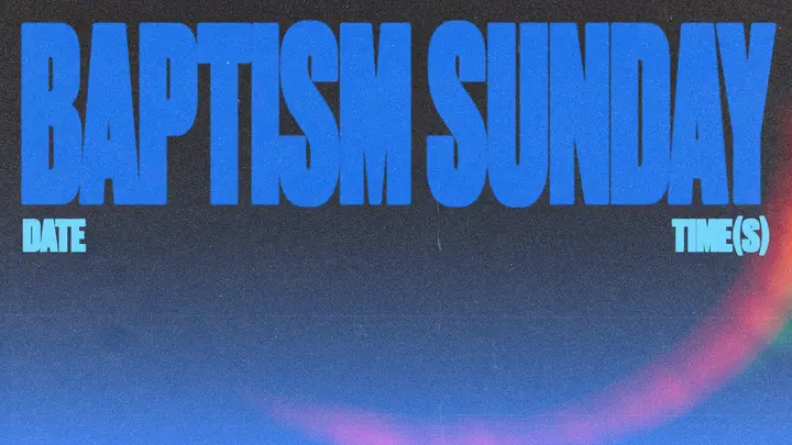 Baptism Sunday: HD slide