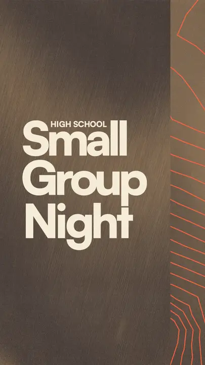 Small Group Night: story