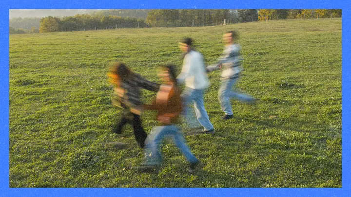 Friends and Family: blank background