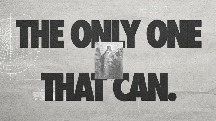 The Only One That Can: 4K slide