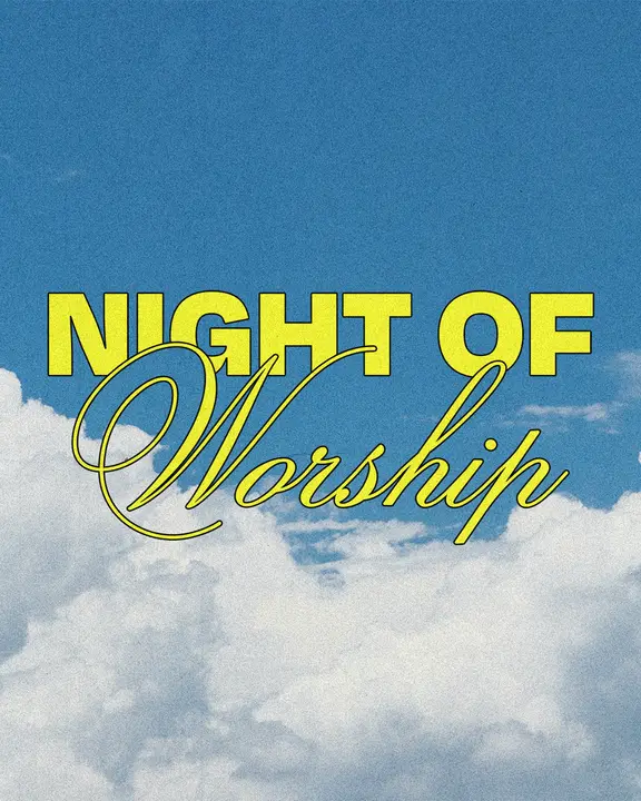Night of Worship: social post