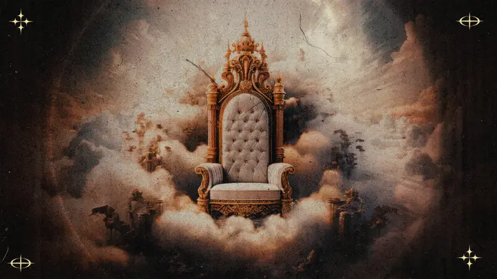 The King Is Coming: 4K slide · blank