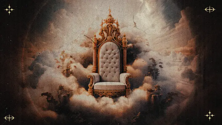 The King Is Coming: blank background