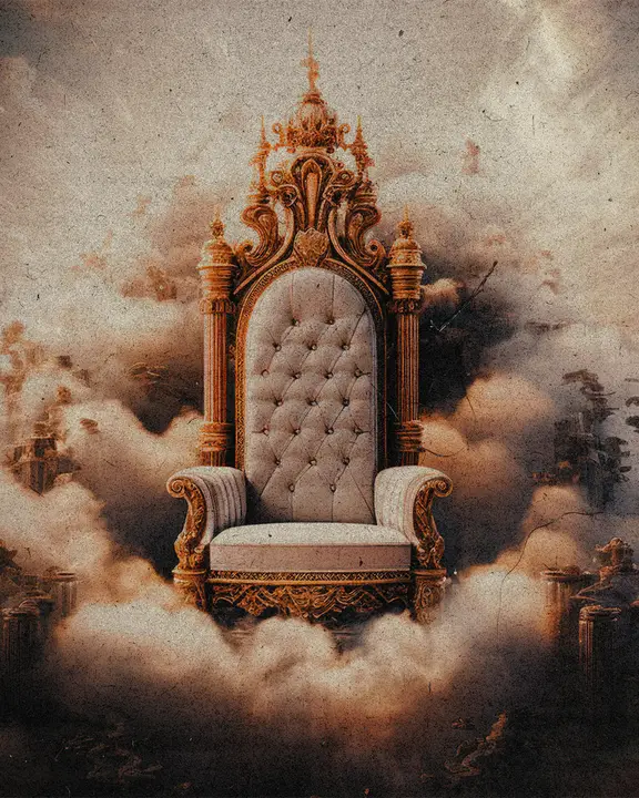 The King Is Coming: social post · blank