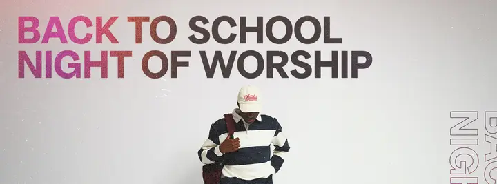 Back to School Worship: facebook cover