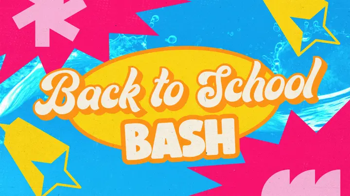 Back to School Bash: 4K slide