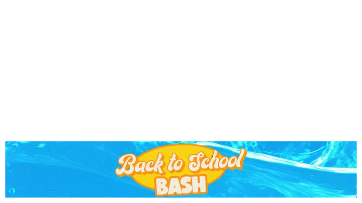 Back to School Bash: lower third