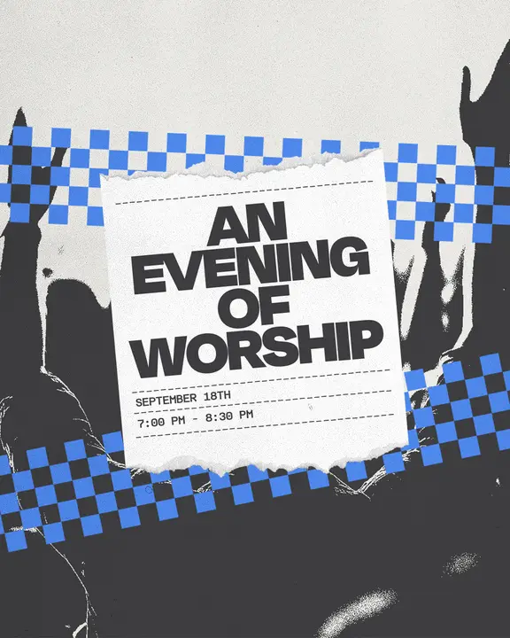 Evening of Worship: social post