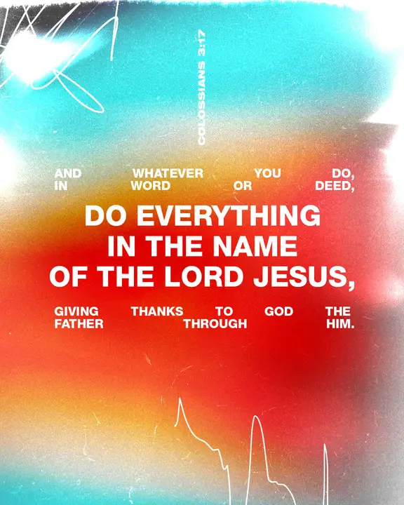 Colossians 3: social post