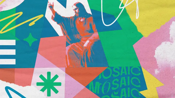 Mosaic: blank background