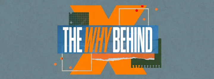 The Why Behind: facebook cover
