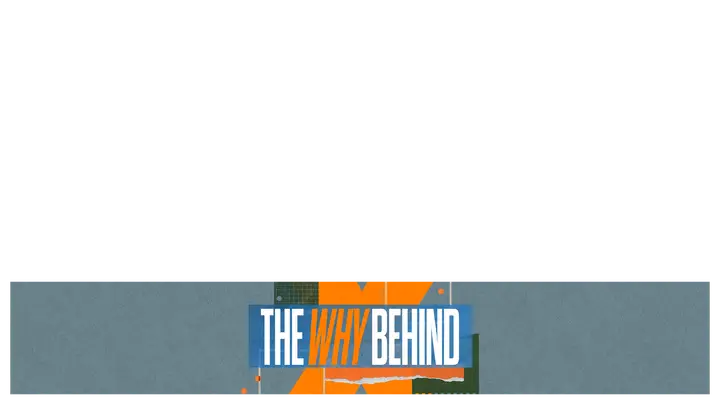 The Why Behind: lower third