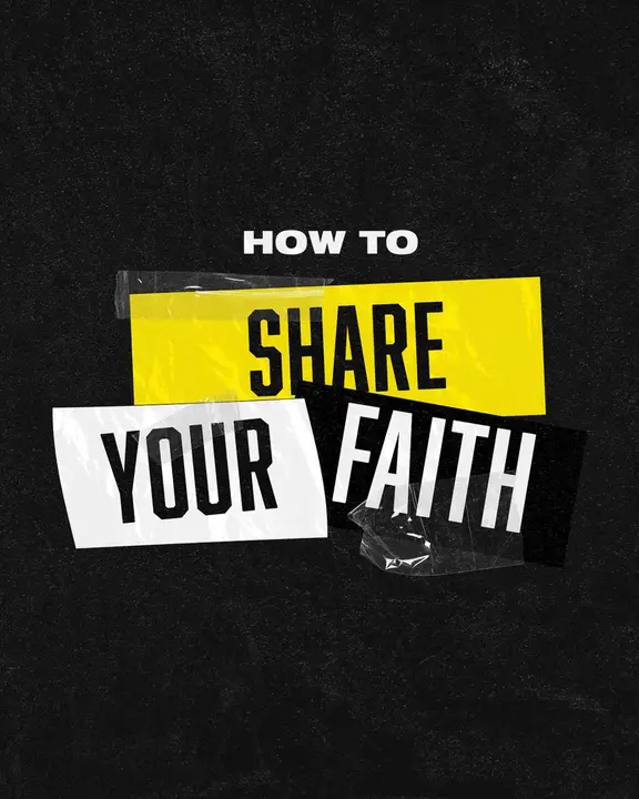How To Share Your Faith: social post