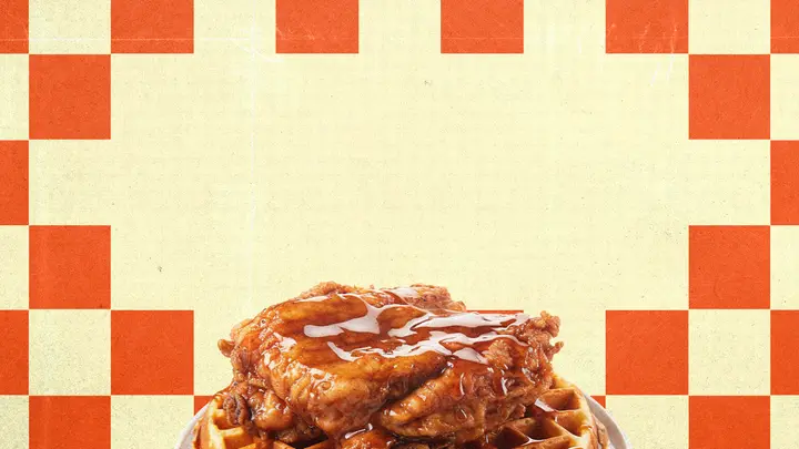 Chicken and Waffles Night: blank background