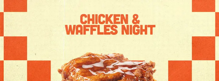 Chicken and Waffles Night: facebook cover