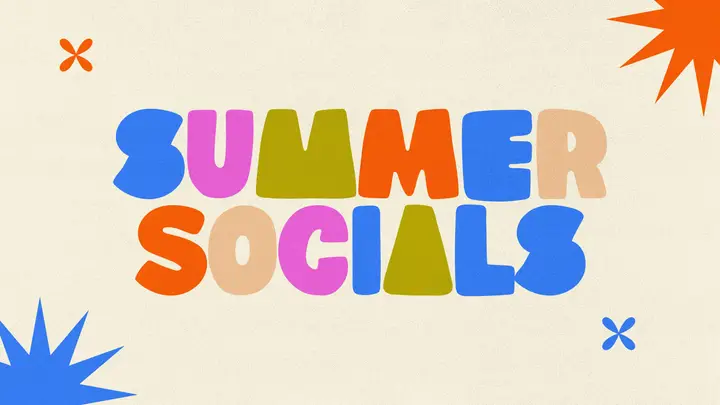 Summer Socials: HD slide
