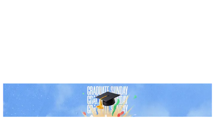 Graduate Sunday: lower third