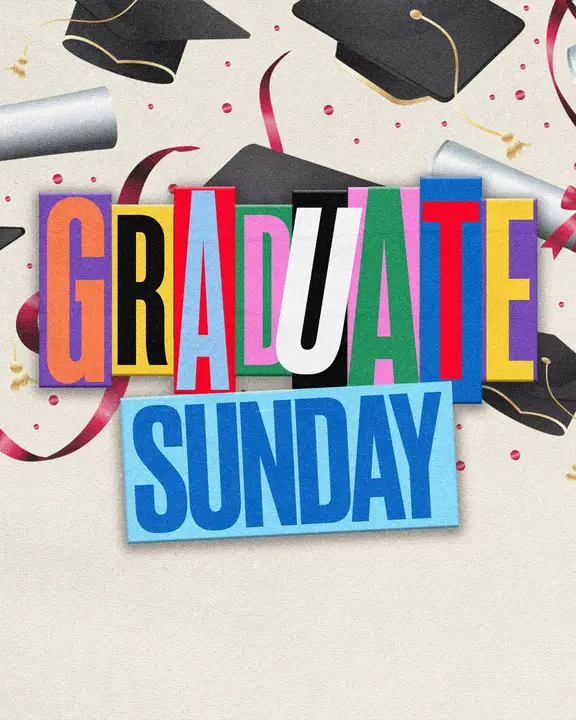 Graduate Sunday: social post