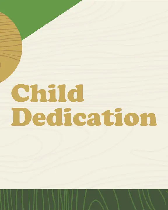 Child Dedication: social post