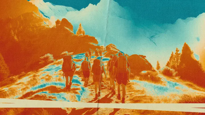 Summer Camp: blank background