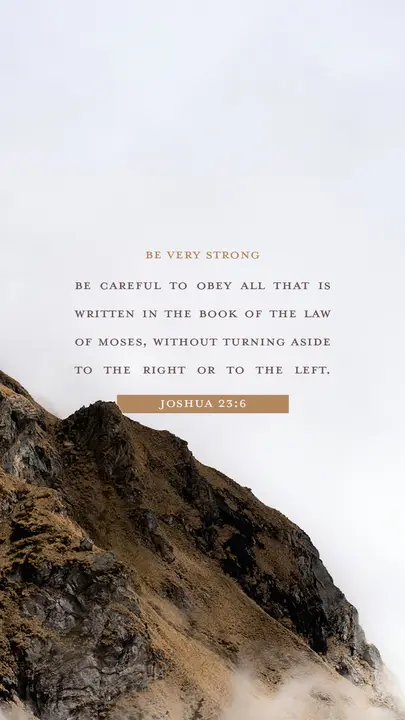 Joshua 23: story
