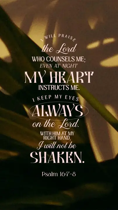 Psalm 16: story