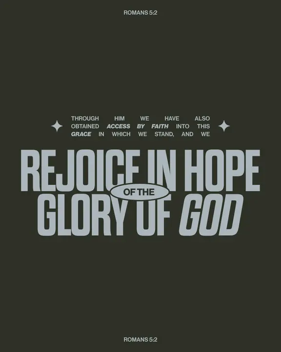 Romans 5: social post