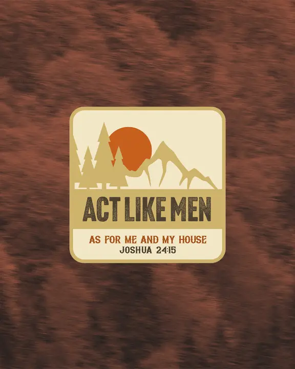 Act Like Men: social post