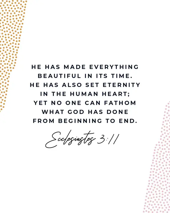Ecclesiastes 3: social post
