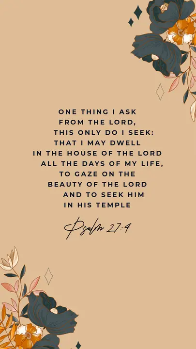 Psalm 27: story