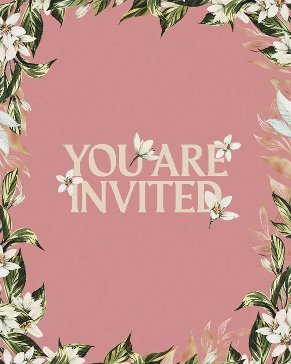 You Are Invited: social post