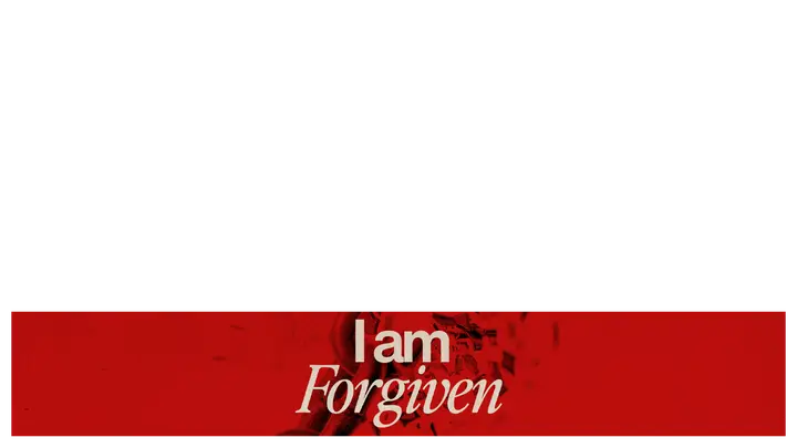 I Am Forgiven: lower third