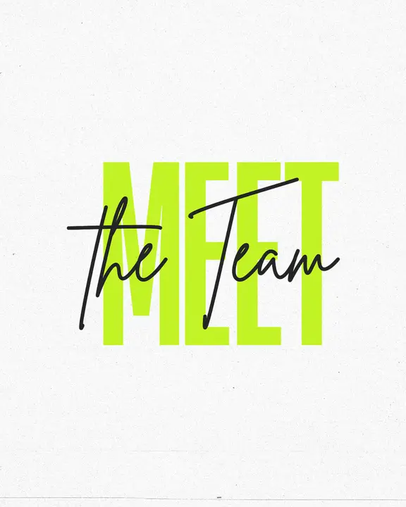 Meet The Team: social post
