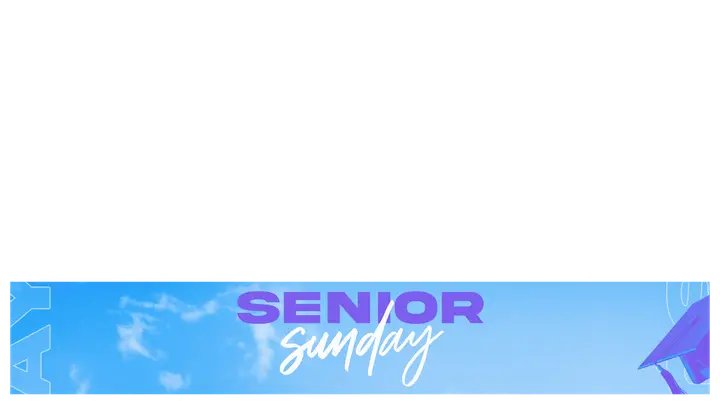Senior Sunday: lower third