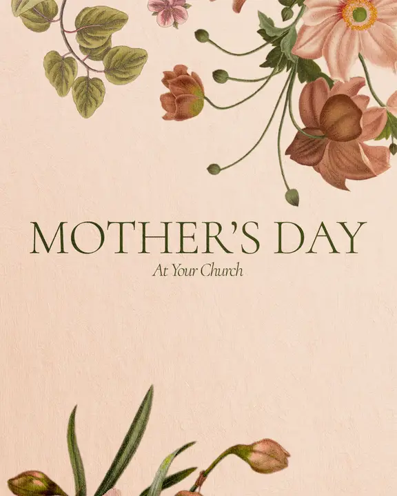 Mother’s Day At Your Church: social post