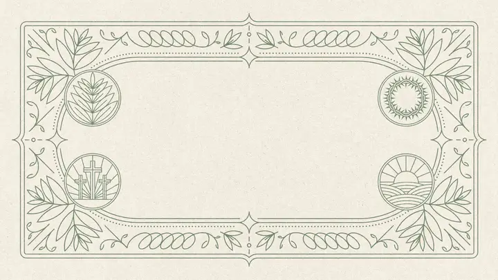 Journey With Jesus: Easter At Your Church: blank background