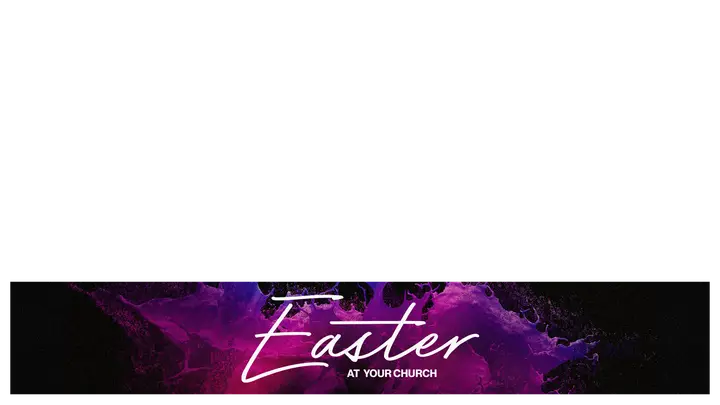 Easter At Your Church: lower third